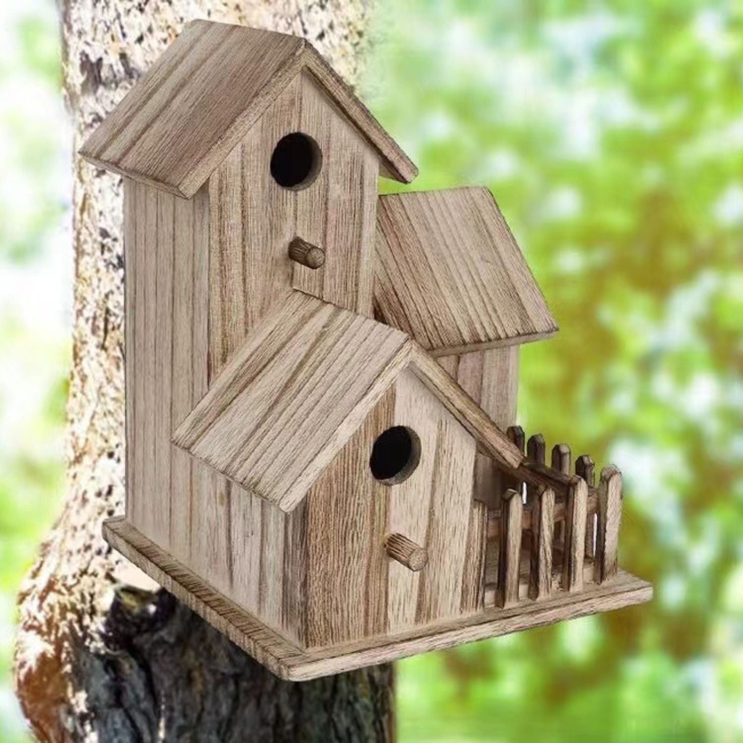 vogelhuis hangend eenvoudig te bevestigen en onderhoude